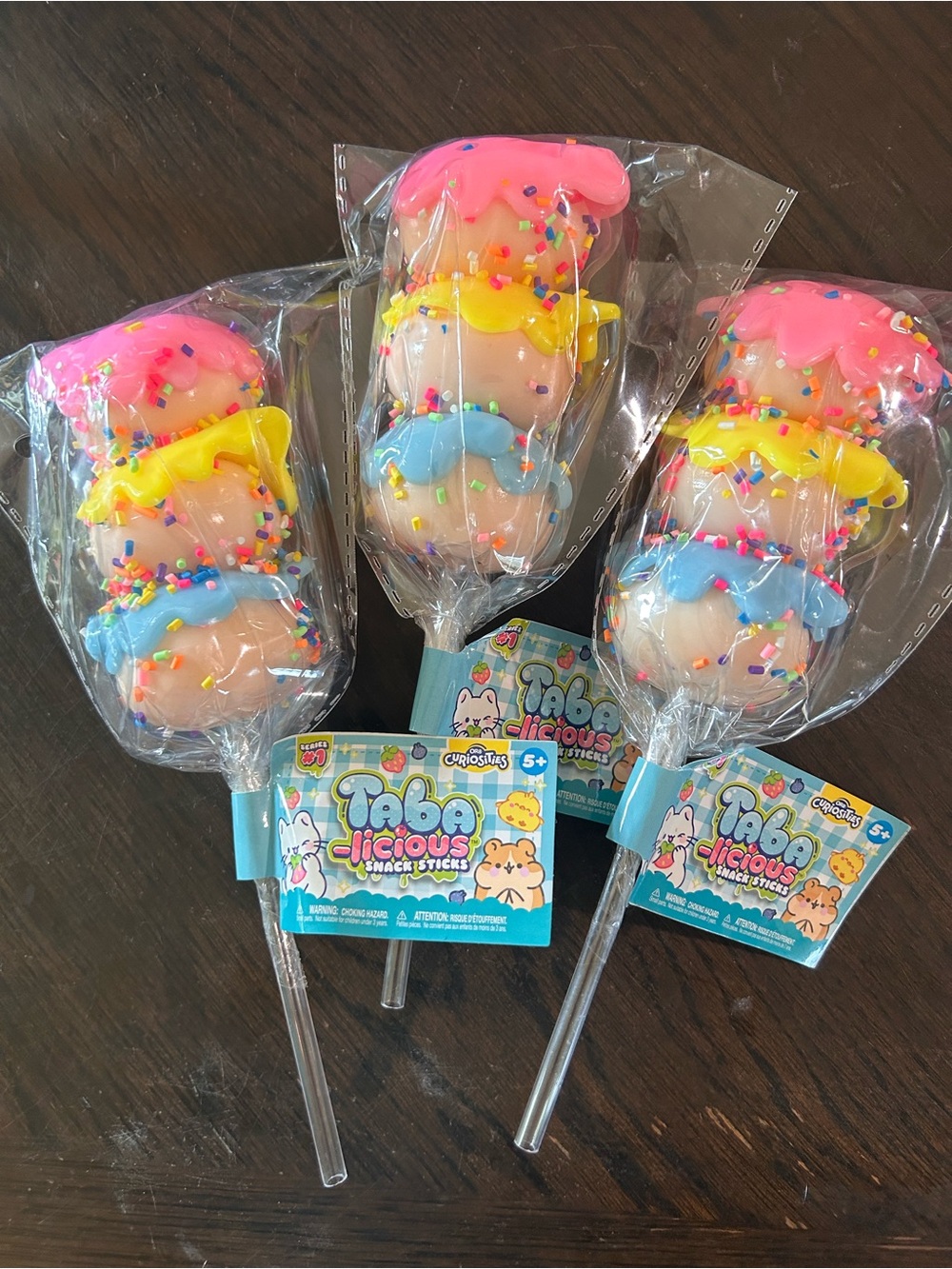 Assorted Pink Yellow Blue Ice Cream Party Favor ()